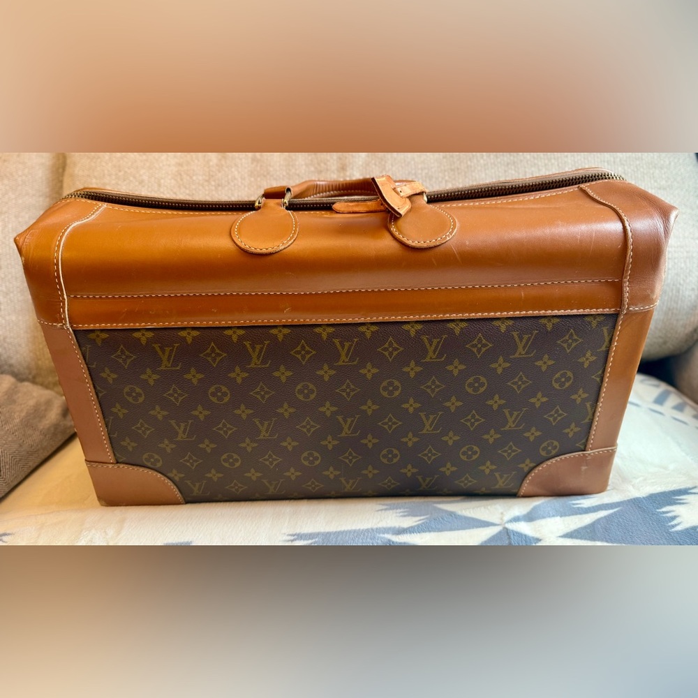 Vintage Louis Vuitton Monogram Travel Bag Steamer Doctors Bag - Rare 1970’s - Picture 11 of 14